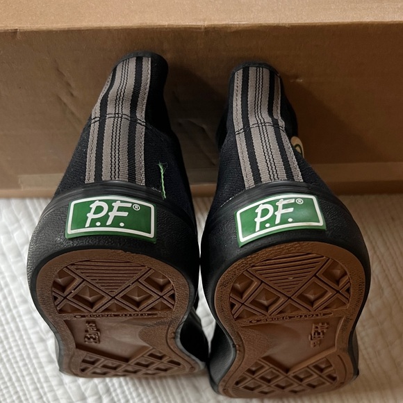P.F. Flyers unisex Black Canvas Sneakers women’s size 9.5 men’s suze 8. - Picture 6 of 13